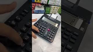 #shorts Casio Printing calculator #tech #unboxing #viral #trending #newgadgets #foryou #casio