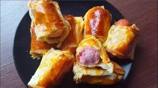 Сосиски в тесте с сыром! / Sausage with cheese in dough