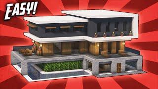 Minecraft: How To Build A Modern Mansion House Tutorial (#47)