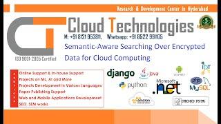 Semantic-Aware Searching Over Encrypted Data for Cloud Computing  | Python Projects Hyderabad