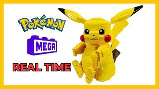 Relaxing Build: MEGA Pokemon JUMBO Pikachu - LEGO Pokemon - Real Time