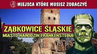 ZĄBKOWICE ŚLĄSKIE. ZAMEK, LABORATORIUM FRANKENSTEINA, KRZYWA WIEŻA, RYNEK. CO ZOBACZYĆ. ATRAKCJE