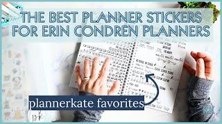 PlannerKate Favorite Planner Stickers for Erin Condren LifePlanner and The Best Sticker Storage Ever