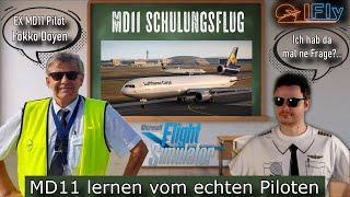 MSFS | TFDI MD11 | FOKKO DOYEN | LEARN FROM REAL PILOT | TEIL1