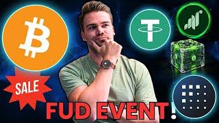 FUD Event - $9B Bitcoin Abverkäufe im Juli? | USDT, FET & Grass Infos