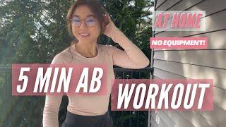 How to get abs in 5 minutes at home!