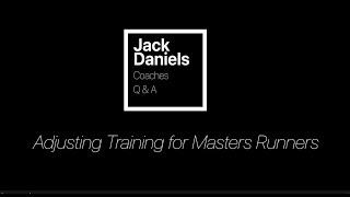 Dr. Jack Daniels On Adjusting Training For Masters Runners