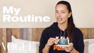 Adriana Lima's Routine for a Long-Haul Flight | On the Go | Vogue