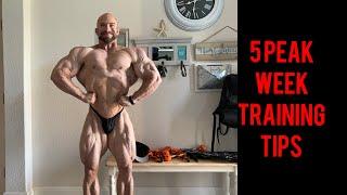 Jewett 4 days out Olympia 2021 | Pull Session | Five Peak Week Training Tips