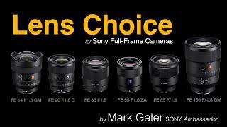 Best Lens Choice for Sony Alpha Full Frame Cameras