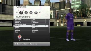 FIFA 12 Player Manager ACF Fiorentina y Jose Manu, Jugador y Manager