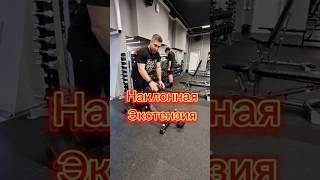 Наклонная Экстензия #fitness #спорт #sports #фитнес #powerlifting #motivation #сила #deadlift #жим