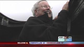 Jim Flowers Takes a Ride in a B-17