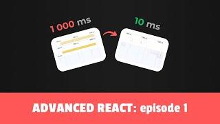 Intro to re-renders - Advanced React Course, Episode1