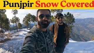 SNOWY PUNJ PIR ROCKS | PUNJ PIR ROCKS IN WINTER ️ | Asfar Khan Vlogs