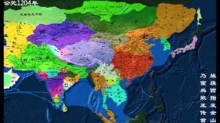 History of China 中国及周边历史地图  Map of China