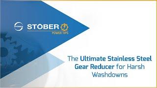 The Ultimate Stainless Steel Gear Reducer for Harsh Washdowns