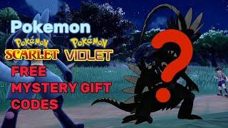 Mystery Gift Codes In Pokemon Scarlet and Violet | Free 1 Shiny?