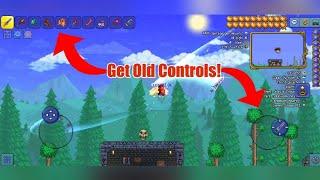 How To Get The Old 1.2.4 Terraria Mobile Controls In 1.4 Mobile