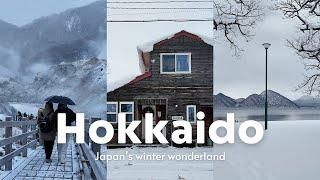 Winter in Hokkaido ️ Exploring Noboribetsu Onsen & cafe hopping in Lake Toya ️ Japan VLOG 