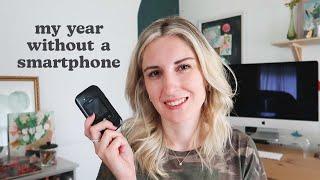 one year without a smartphone | dumb phone Q&A