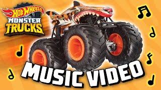 Official MUSIC VIDEO  | Fear the Frenzy  ft. Monster Truck TIGER SHARK | Hot Wheels