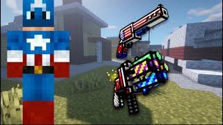 Captain America pixel gun 3d part 1