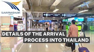  Bangkok Suvarnabhumi (BKK) Airport International Arrivals Procedure into Thailand