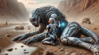 Nobody Dared to Save This Exiled Alien BEAST and They Still Threw a Little Human Girl for Her! SciFI