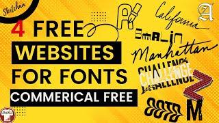 Free Fonts for Commercial use | Top 4 Website for Free Commercial use Fonts