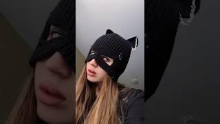 This is Halloween Скоро МК на вязаную шапку кошку спицами… #мквязание #шапкаспицами #вязанаяшапка