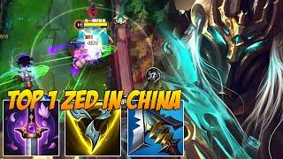 TOP 1 ZED IN CHINA SERVER FULL GAMEPLAY | ZED and YUMMI COMBO