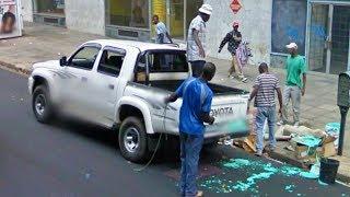 TOP 10 FUNNY & SCARY SOUTH AFRICA - Google Street View