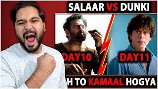 Dunki Vs Salaar Sunday Total Box Office Collection | Salaar Day 10 Vs Dunki Day 11 | Shahrukh Khan