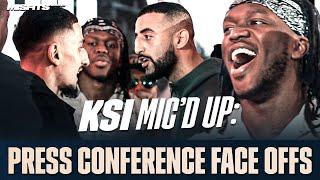 We Mic'd up KSI for the Misfits Boxing press conference face offs | Qatar The Supercard