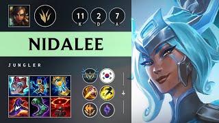 Nidalee Jungle vs Graves: Godlike - KR Challenger Patch 14.22