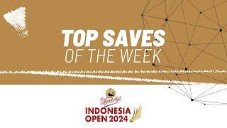 KAPAL API Indonesia Open 2024 | Top Saves of the Week