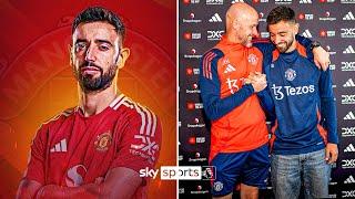 Bruno Fernandes signs NEW deal at Manchester United 