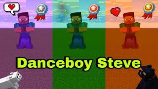 DanceBoy Steve VS Violet Steve VS Green Steve VS Red Steve! Who did win ? [Dame tu cosita]