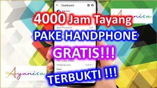 Cara Mendapatkan 1000 Subscriber dan 4000 Jam Tayang Youtube TERCEPAT