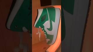 JORDAN 1 MID LUCKY GREEN #nike #sneakers #viral #fyou #jordan1 #jordan #jordan1mid #airjordan #wow