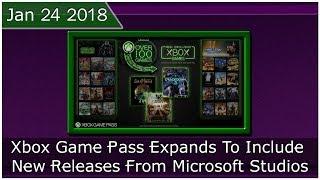 NEWS: Xbox Game Pass Expands To Include New Releases From Microsoft Studios