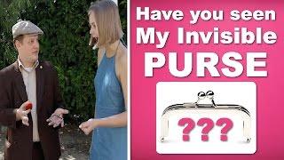 Have You Seen My Purse? | Invisible Purse Sponge Ball Magic Trick!