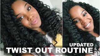 Twist Out Routine (Updated) | Natural Hair