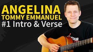 How to play Angelina by Tommy Emmanuel #1 Guitar Lesson