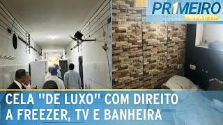 “Cadeia de luxo”: autoridades descobrem cela com freezer, TV e banheira |Primeiro Impacto (21/08/24)