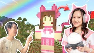 Suamiku Kasih Kejutan Patung Raksasa di Minecraft! [Minecraft Indonesia]