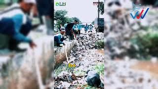 DLHPS Brebes Tanggapi Cepat Aduan Sampah di Saluran Air Depan SMP Negeri 2 Brebes