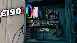 This PC Build was Almost DISASTER – Building a $190 Gaming PC