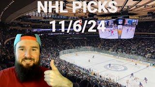 Free NHL Picks Today 11/6/24